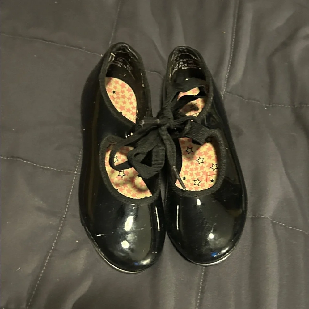 Capezio Black Patent TAP Shoes - 10